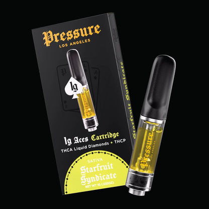 Pressure LA Aces THC-A Liquid Diamonds – 1G Cartridge