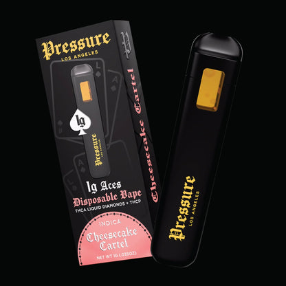 Pressure LA Aces THC-A Liquid Diamonds 1g Disposable