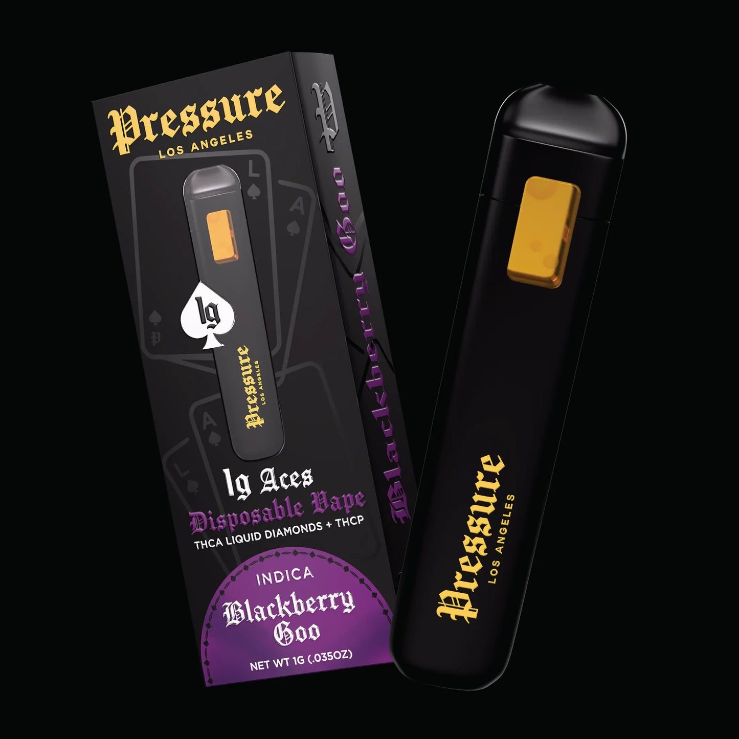 Pressure LA Aces THC-A Liquid Diamonds 1g Disposable