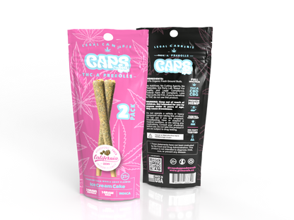 CAPS THC-A Prerolls | 2G