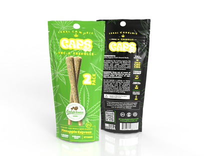 CAPS THC-A Prerolls | 2G