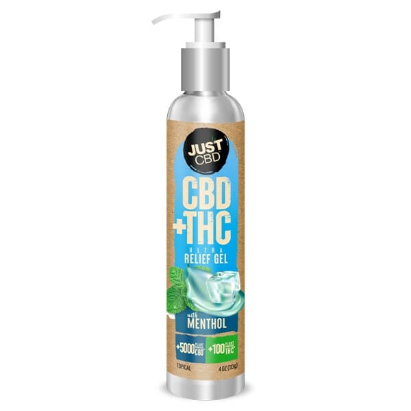 Just CBD+THC Ultra Relief Gel with Menthol 4oz