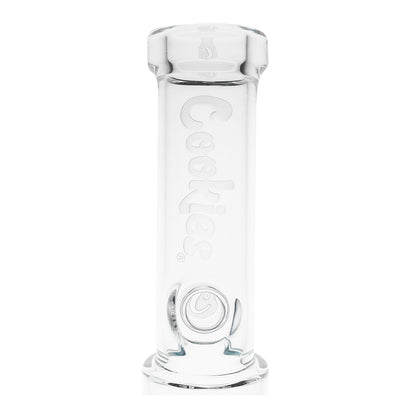 Cookies 17'' Straight 2 Da Dome Waterpipe - Clear Logo