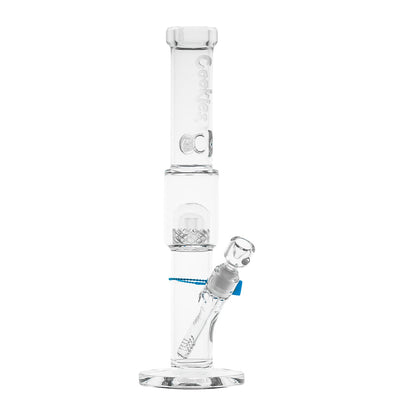 Cookies 17'' Straight 2 Da Dome Waterpipe - Clear Logo