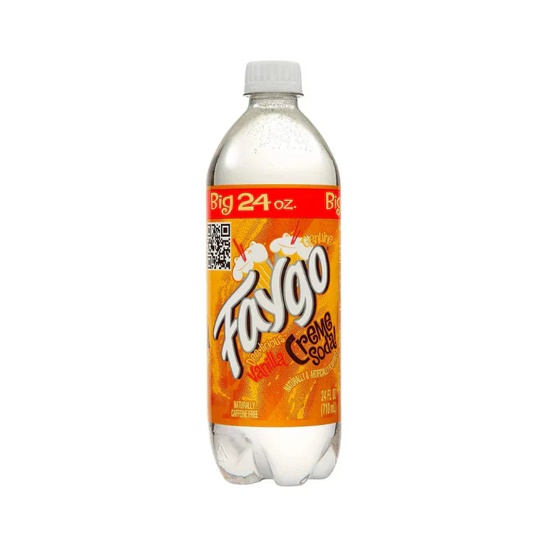 Faygo Creme Soda 23 oz Bottle