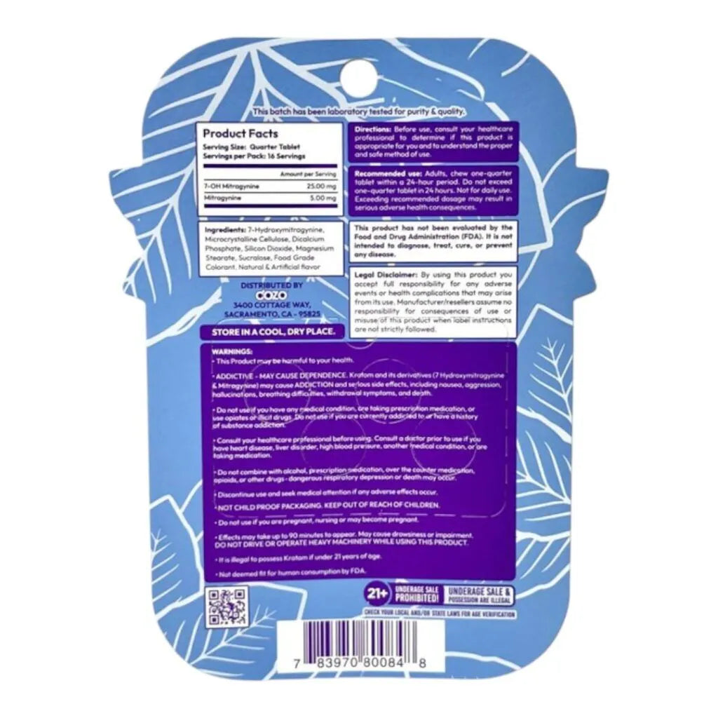 Dozo Perks Extreme Potency 7-OH 100mg 4ct