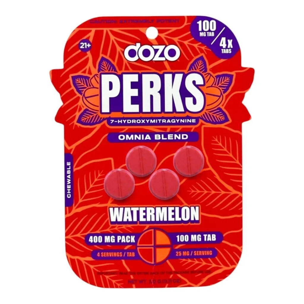 Dozo Perks Extreme Potency 7-OH 100mg 4ct
