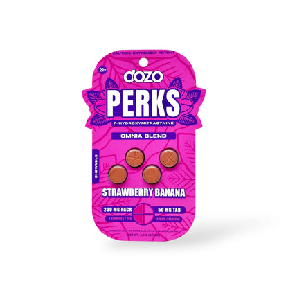 Dozo Perks Maximum Strength 7-OH 200mg 4ct