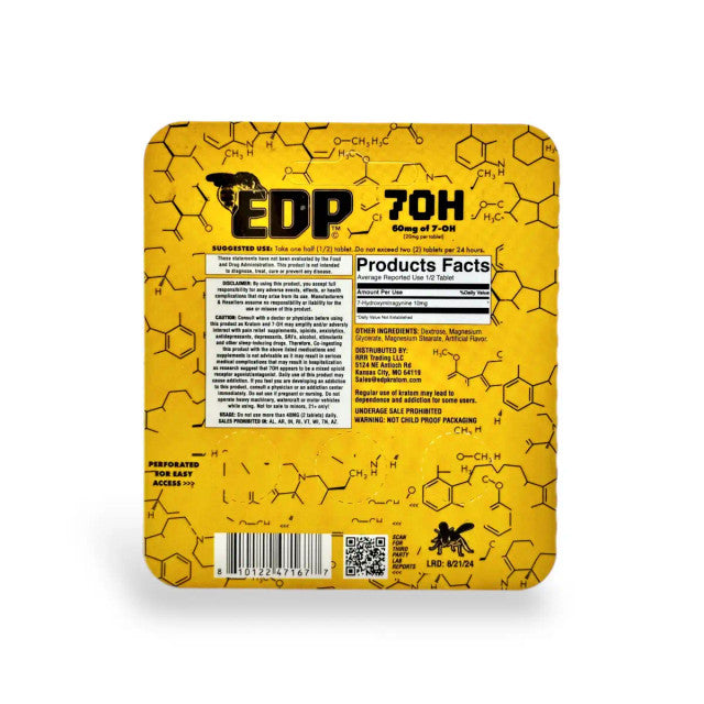 EDP 7OH 7-hydroxymitragynine 60mg 3ct