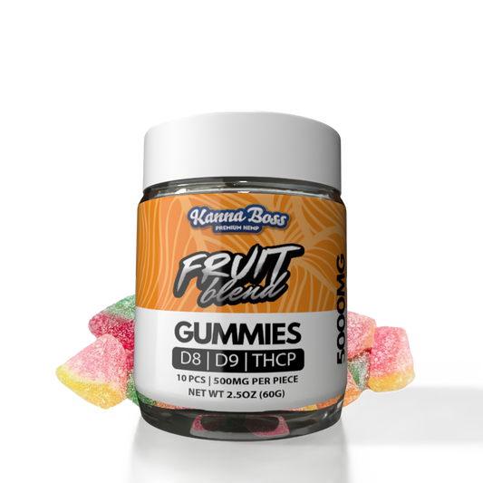 KANNA BOSS FRUIT BLEND GUMMIES - 10CT