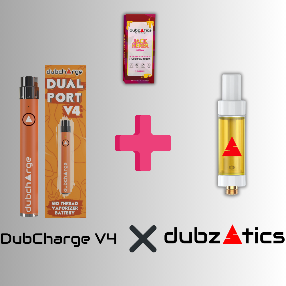DubCharge V4 Battery 650 mAh x DubZotics 2g Jack Herer Sativa