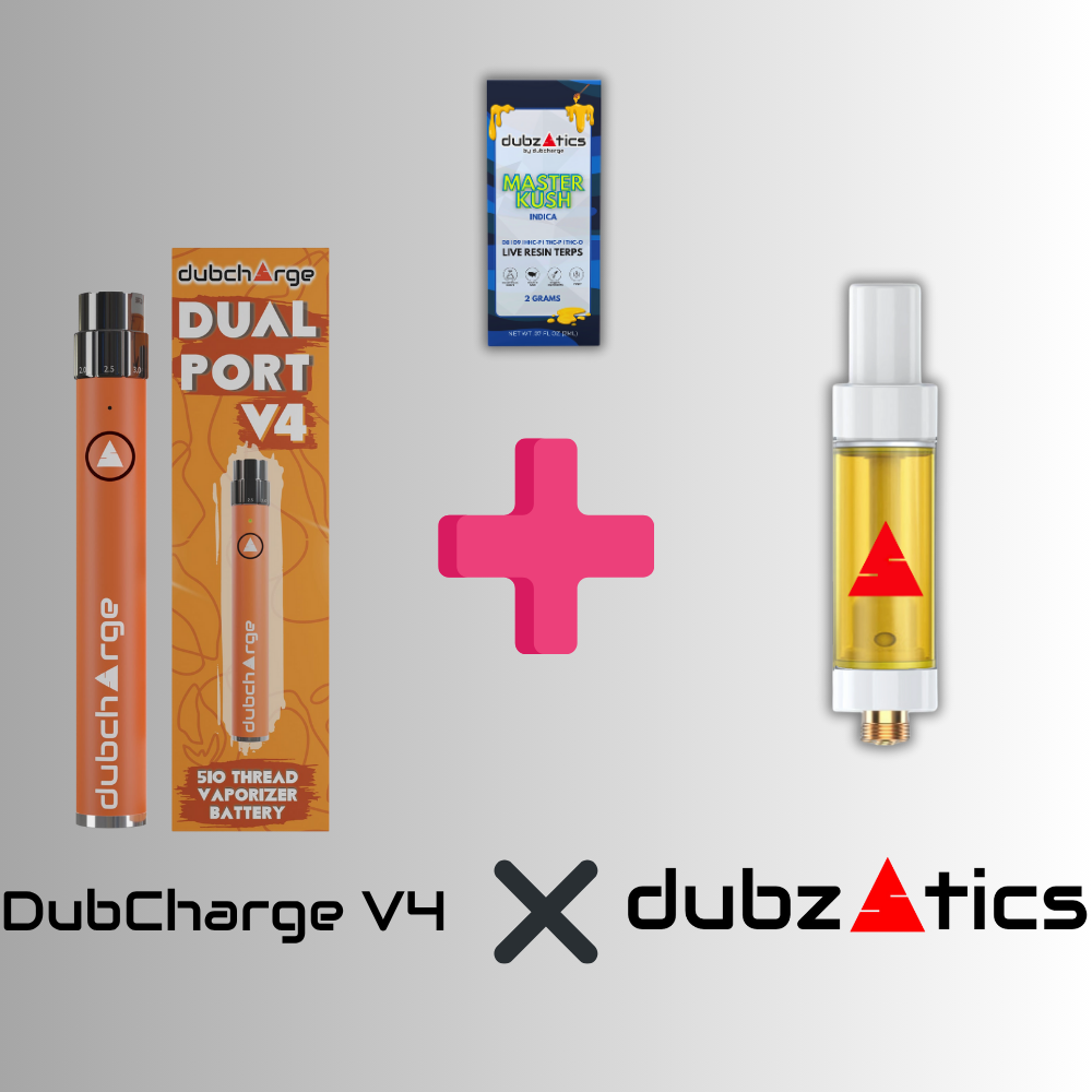 DubCharge V4 Battery 650 mAh x DubZotics 2g Master Kush
