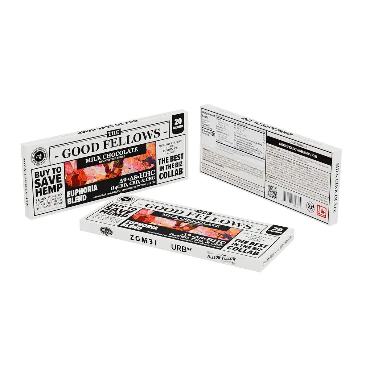 Good Fellows Chocolate Bar | 12 PCS