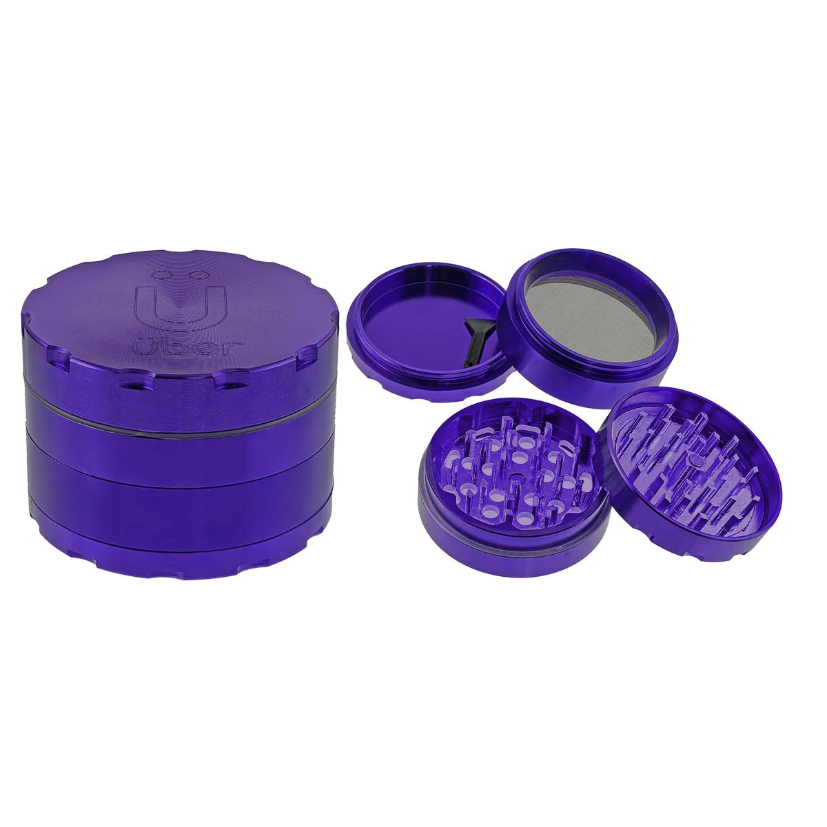 Uber Grinder 4 pc CNC 62mm 2.5" 10PC/BX