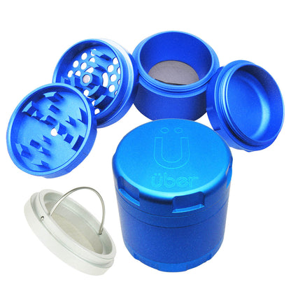 Uber 4.2 Non Stick Grinder 4pc 2.5" 63mm CNC - Matte
