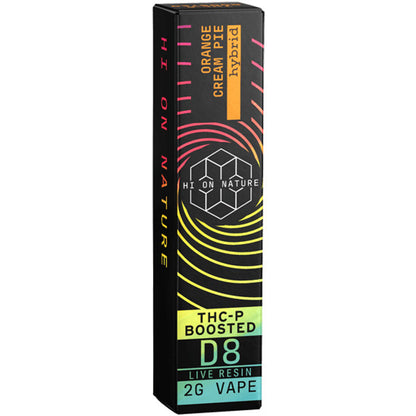 Hi On Nature THC-P Boosted D8 Live Resin 2G Disposable