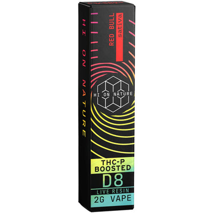 Hi On Nature THC-P Boosted D8 Live Resin 2G Disposable