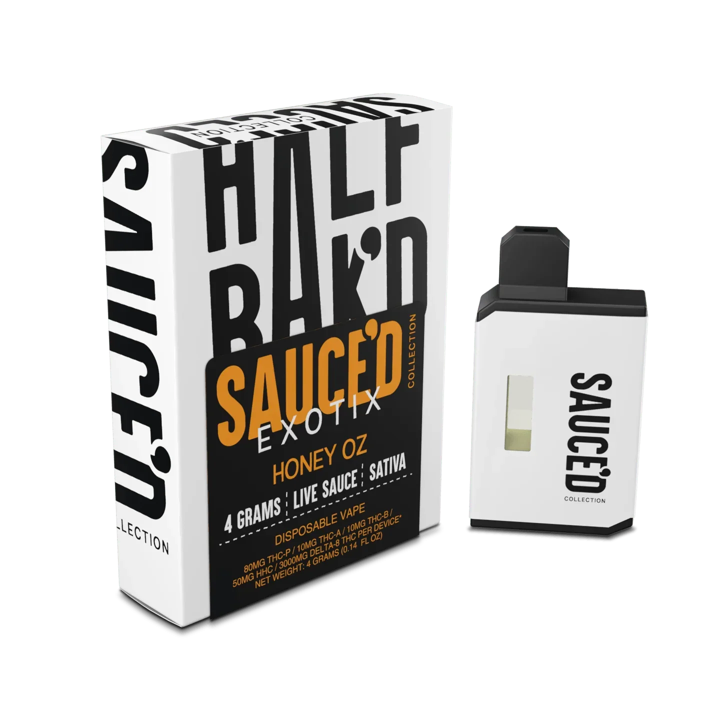 HALF BAK'D SAUCE'D EXOTIX DISPOSABLE 4G