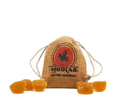 Moocah Gummies 20mg D8 + 5mg CBD rosin - 6 or 12 ct