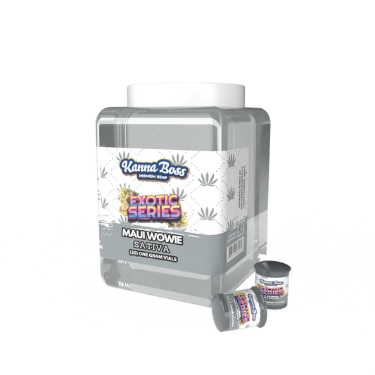 KANNA BOSS EXOTIC FLOWER JAR MAUI WOWIE - 20ct