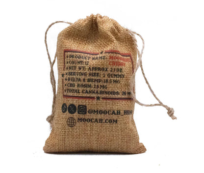 Moocah MYSTERY 20mg D8 + 5mg CBD rosin - 6ct