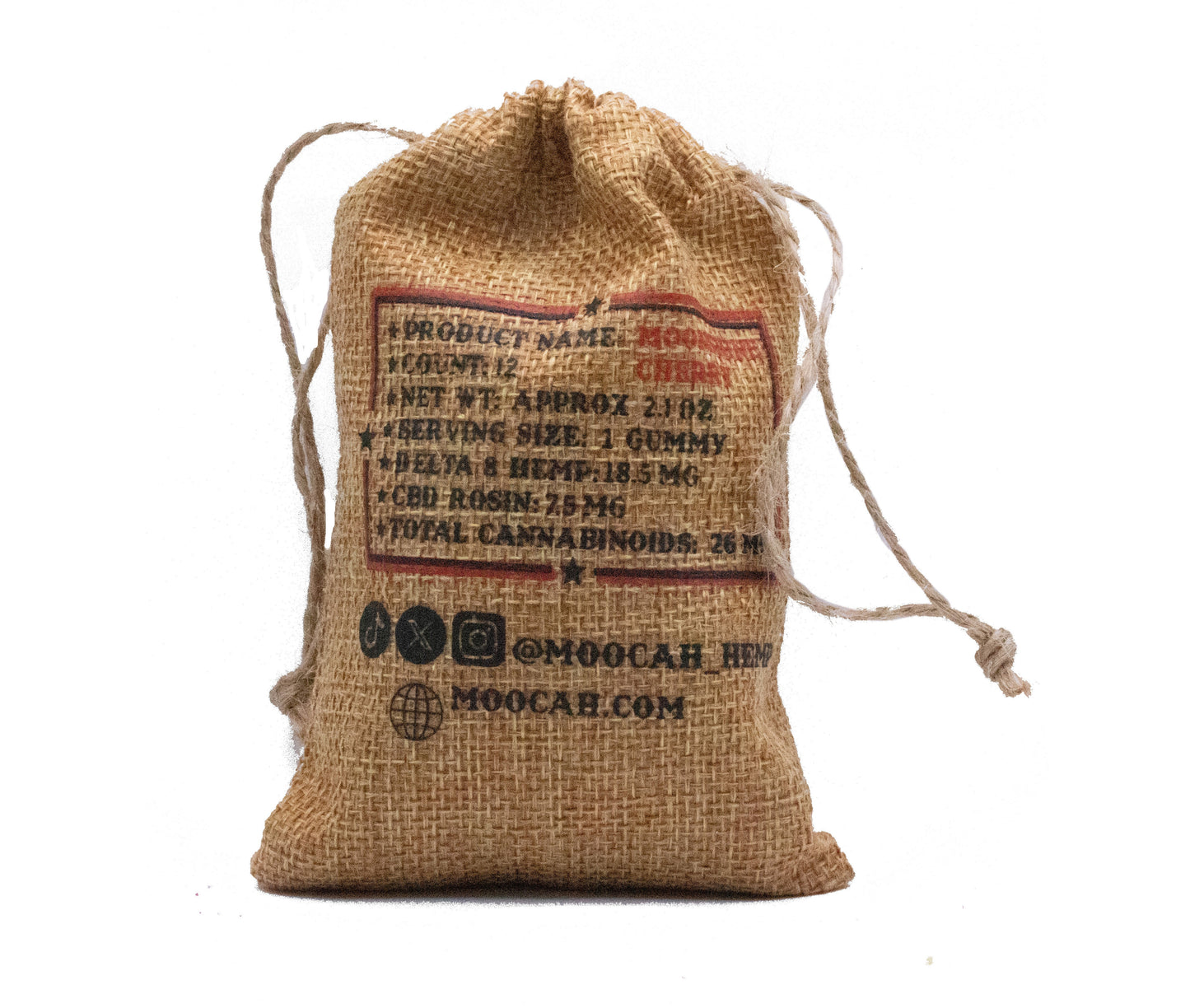 Moocah Moonshine Cherry 25mg - 12 CT