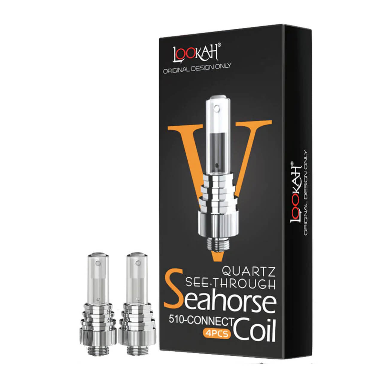 Lookah Seahorse See-Through Coils (4pk) - Replacement Coils for Lookah Seahorse Vaporizer