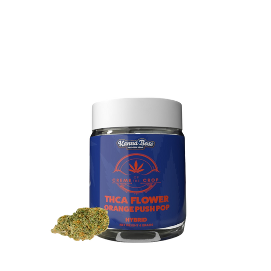 KANNA BOSS ORANGE PUSH POP THC-A FLOWER - 4g