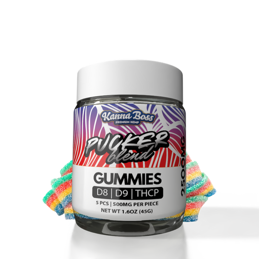 KANNA BOSS PUCKER BLEND GUMMIES - 5CT