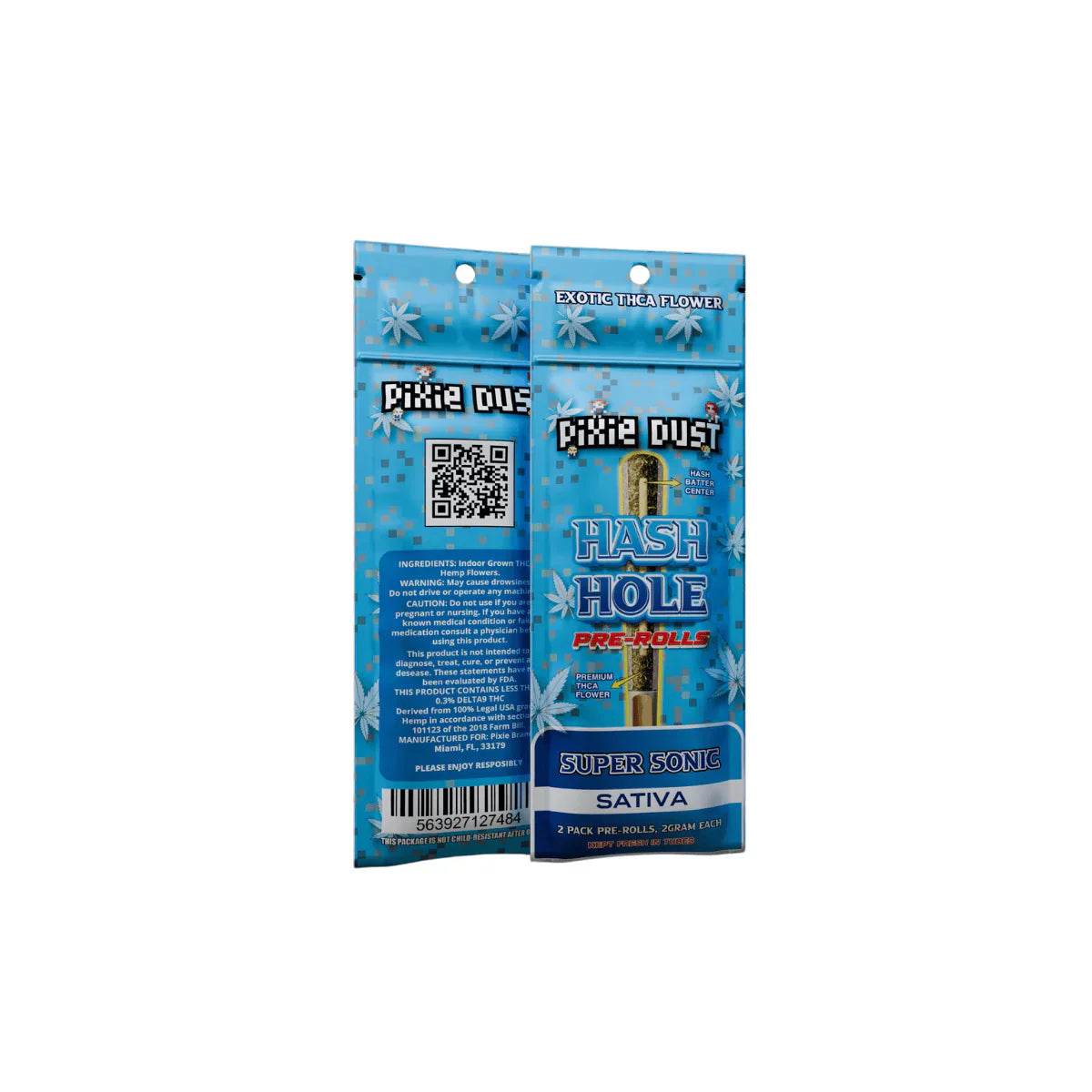 Pixie Dust THCA Hash Hole Pre-Rolls