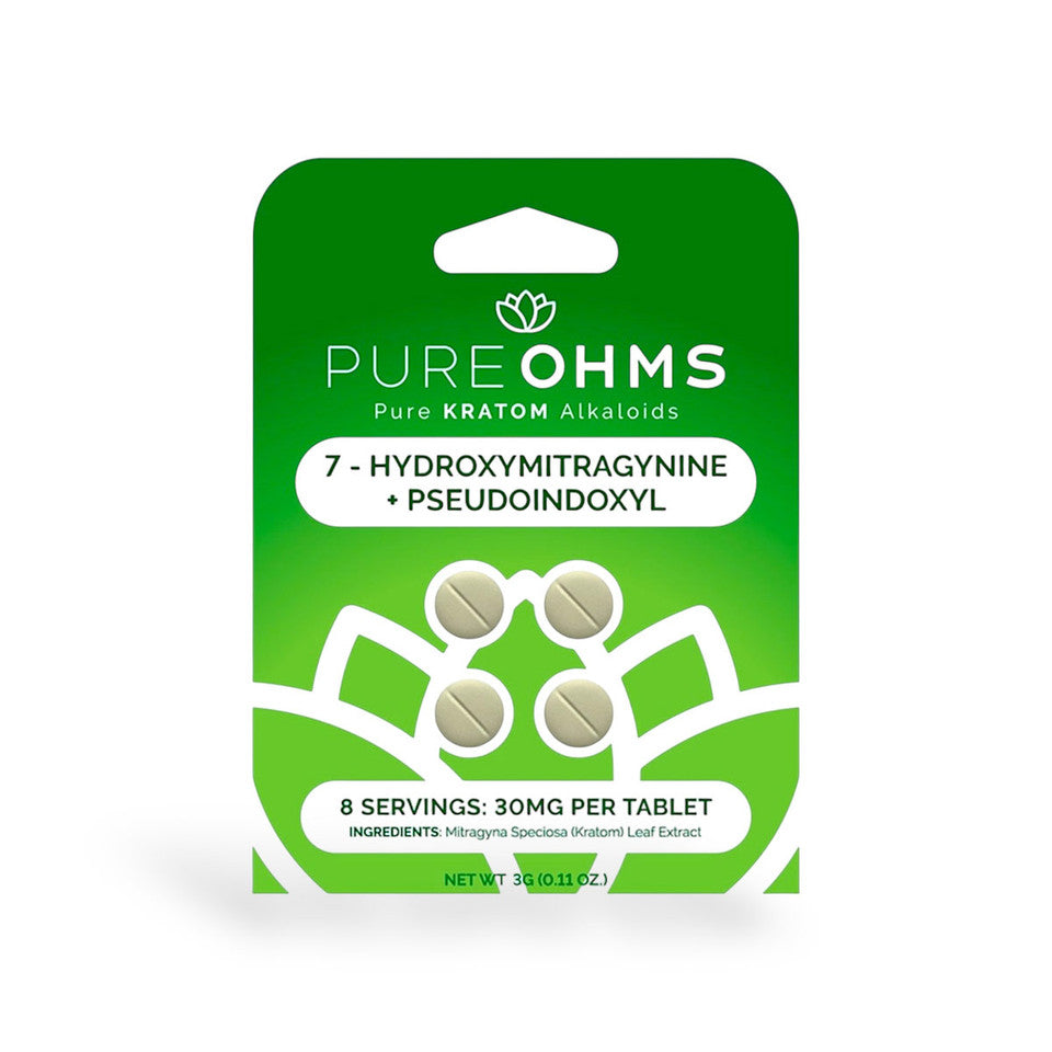 Pure Ohms 7-Hydroxymitragynine Pseudo 120mg 4ct