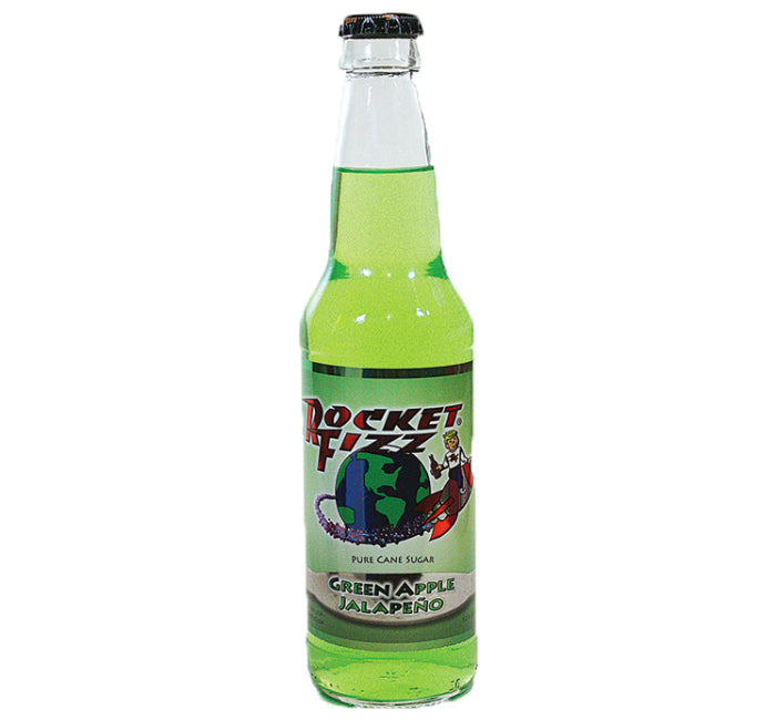 ROCKET FIZZ SODA - GREEN APPLE JALAPENO