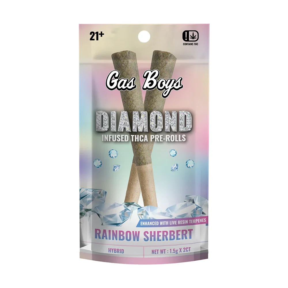 Gas Boys Diamond THCA Pre Rolls 3g