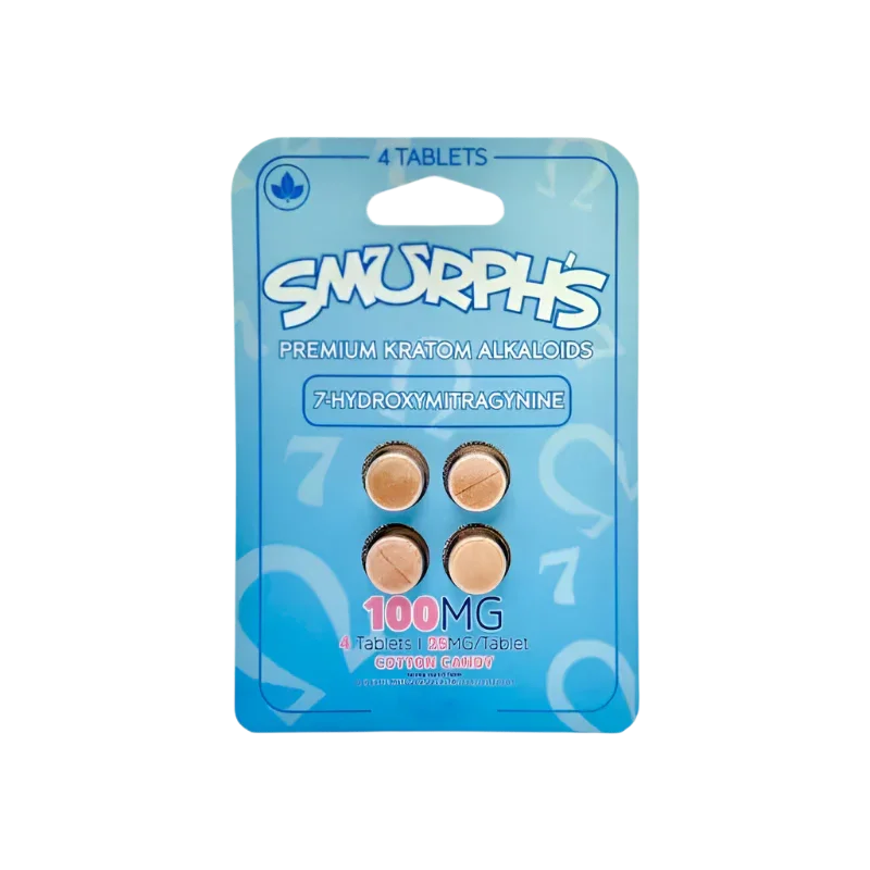 Smurph's 7OH Tabs Natural 100mg 4ct