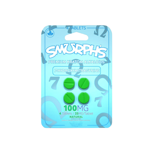 Smurph's 7OH Tabs Natural 100mg 4ct