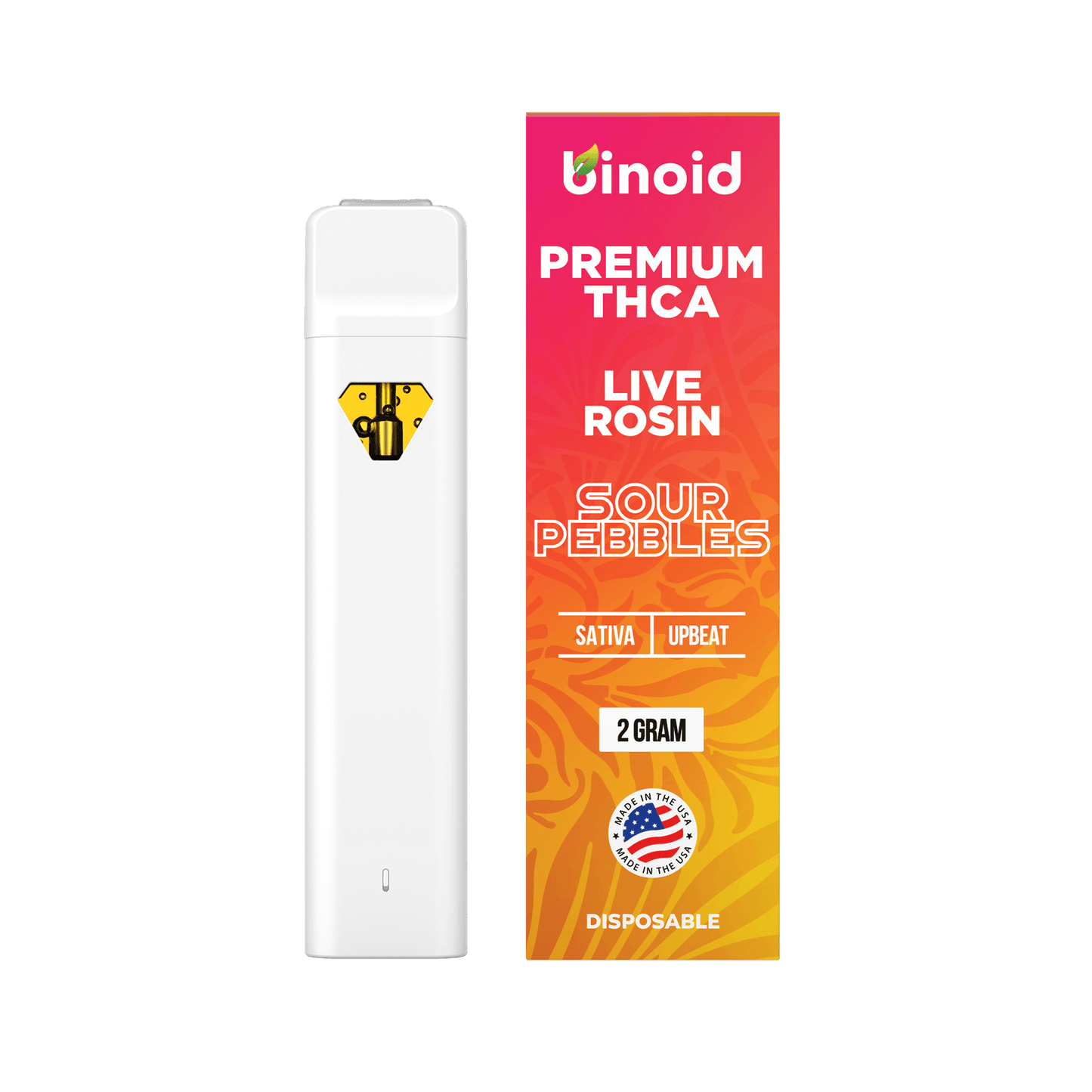 Binoid THC-A Live Rosin Disposable 2G