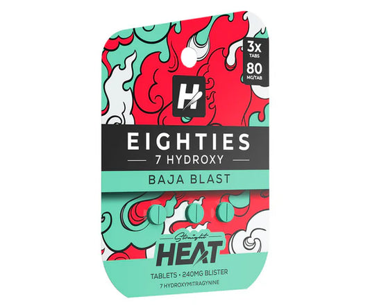 Straight Heat Eighties 7-OH Tablets | (3ct) 240mg
