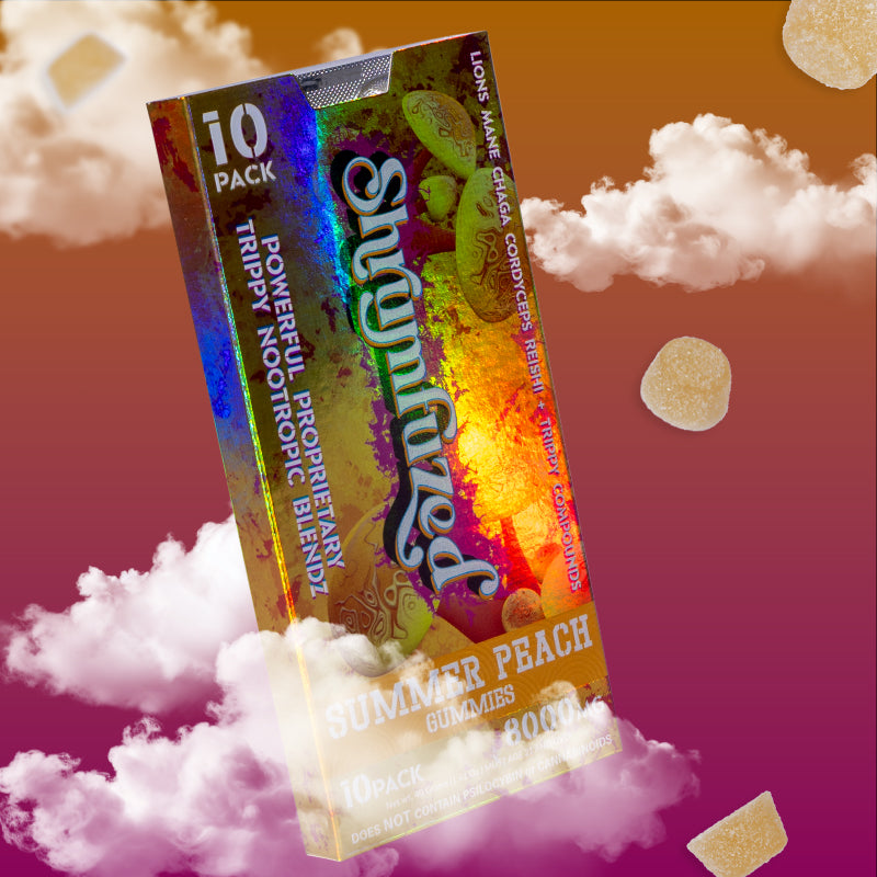 SHRUMFUZED MUSHROOM GUMMIES 10CT/PK 8000MG