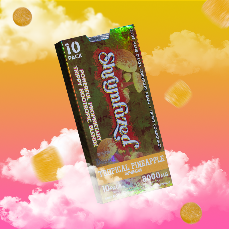 SHRUMFUZED MUSHROOM GUMMIES 10CT/PK 8000MG