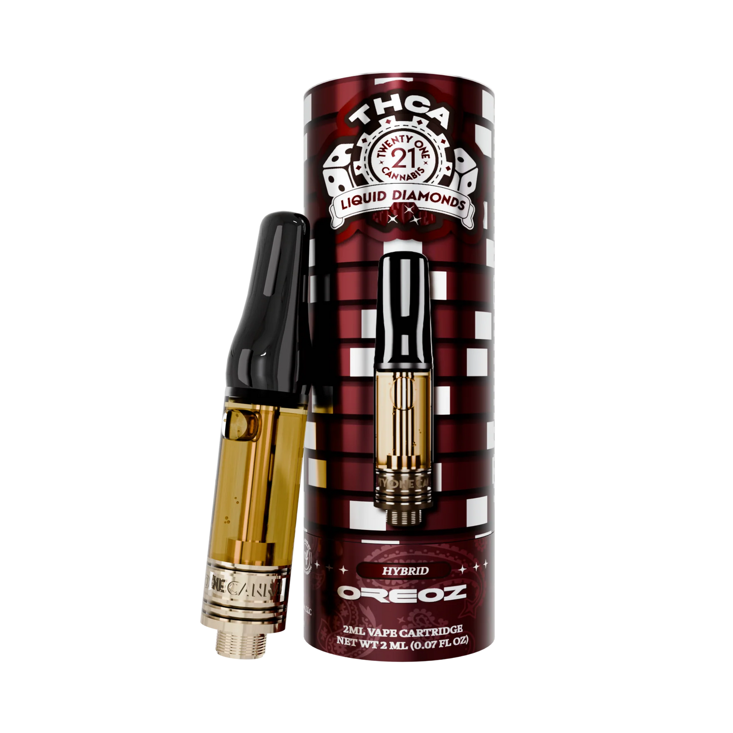 Twenty One Cannabis THCA Cartridge 2g