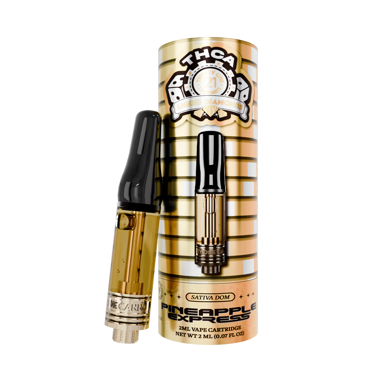 Twenty One Cannabis THCA Cartridge 2g