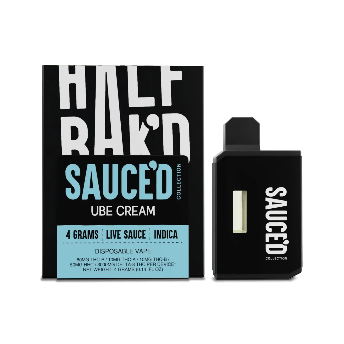 HALF BAK'D SAUCE'D EXOTIX DISPOSABLE 4G