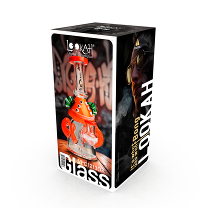 Lookah 8” Mini Cute Six Eyes Clown Octopus Dab Rig