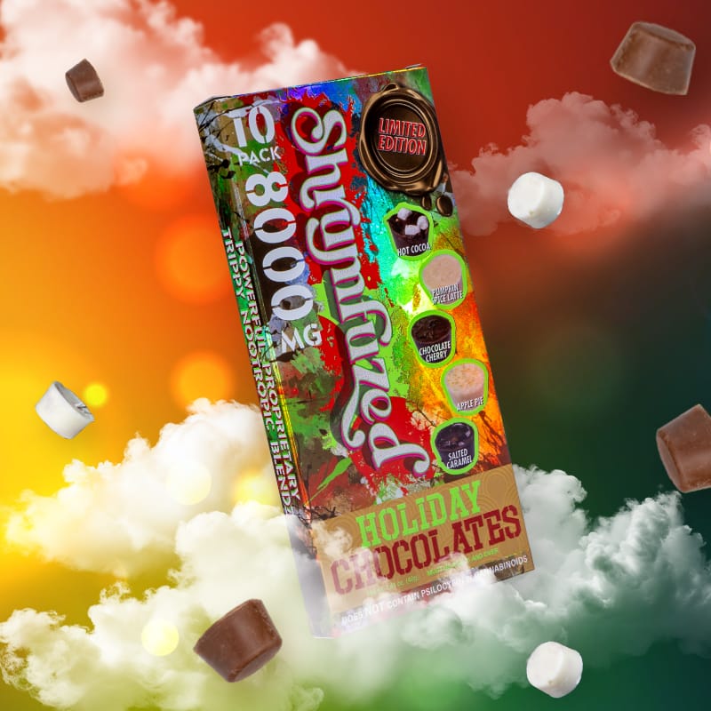 SHRUMFUZED MUSHROOM GUMMIES 10CT/PK 8000MG