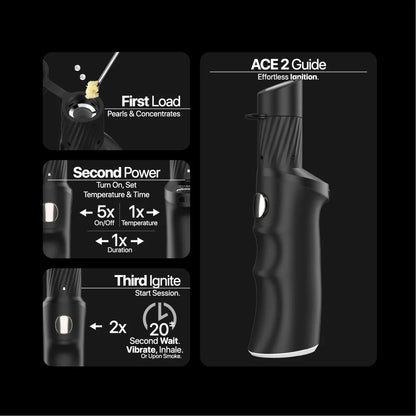 Yocan Black Phaser ACE 2 Concentrate Vaporizer