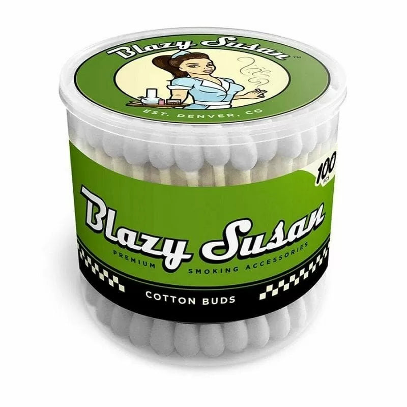Blazy Susan - Cotton Buds - 100 Counts Per Jar