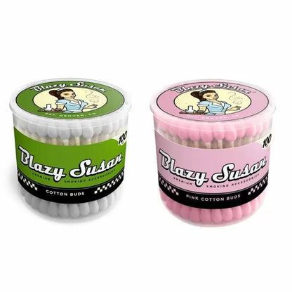 Blazy Susan - Cotton Buds - 100 Counts Per Jar
