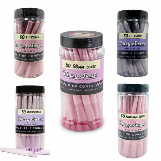 Blazy Susan - Rolling Cones - 50 Cones Per Jar