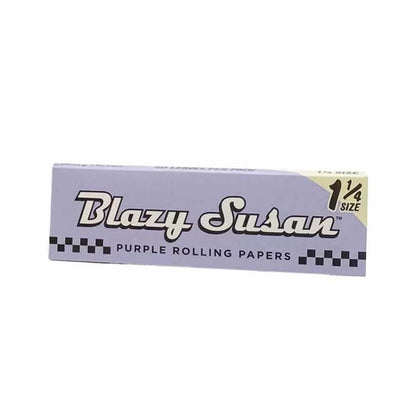 Blazy Susan King Size Slim Papers - 50 Count Per Display - Purple