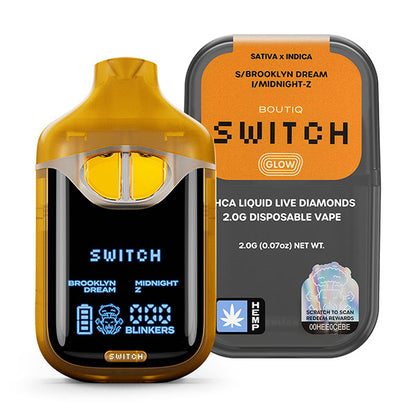 Boutiq Switch Glow Liquid Diamonds Vape | 2g